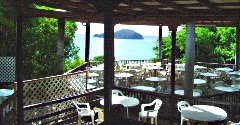 maho restaurant view over sea