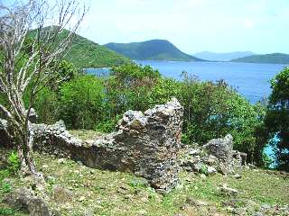 Virgin Island History annaberg wall vista