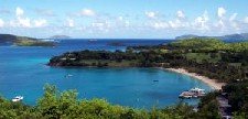 caneel bay panorama from mtn