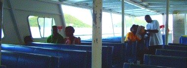 US Virgin Islands Travel wide people on ferry